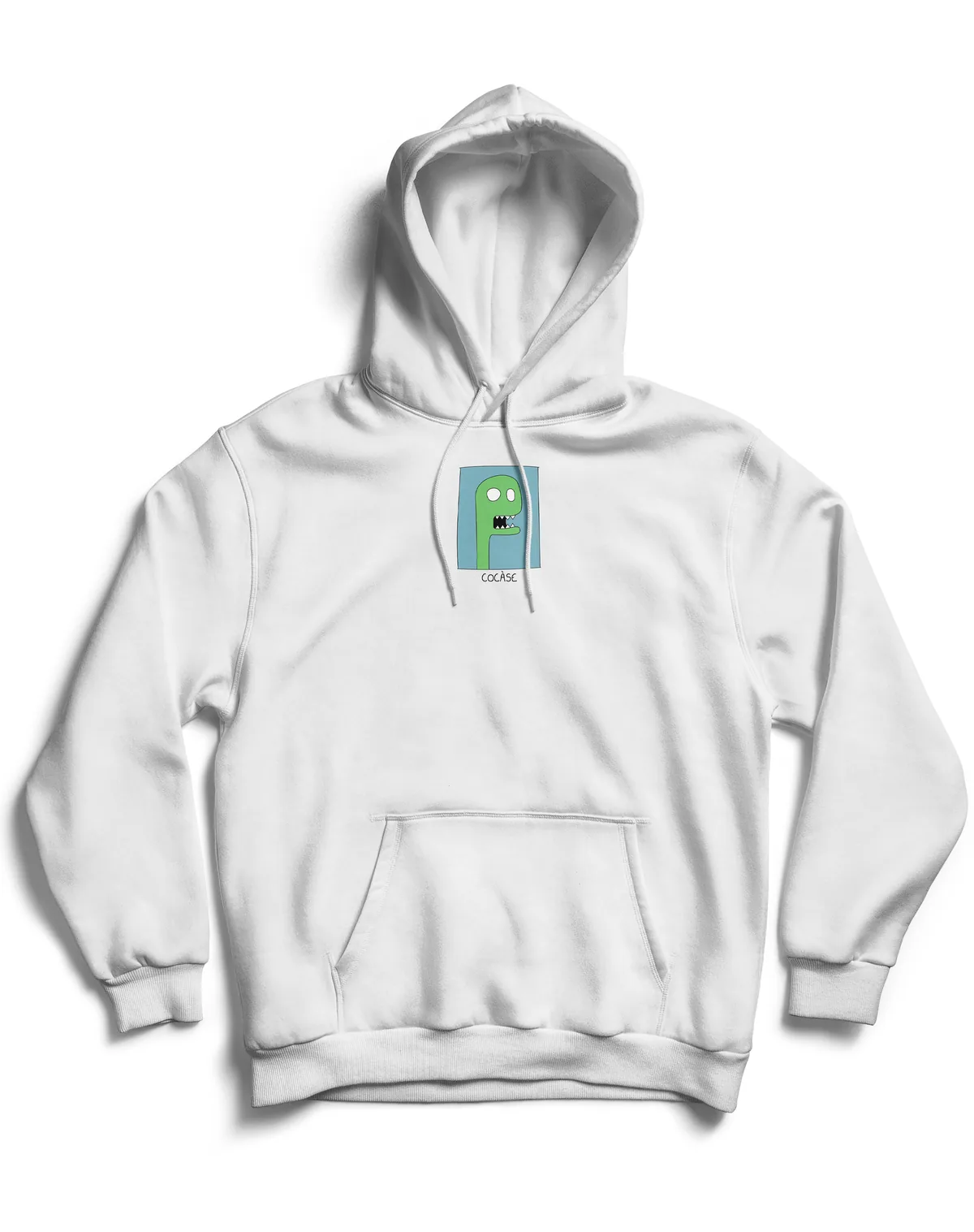 Hoodie Dinosaurus gris cendré — vue avant