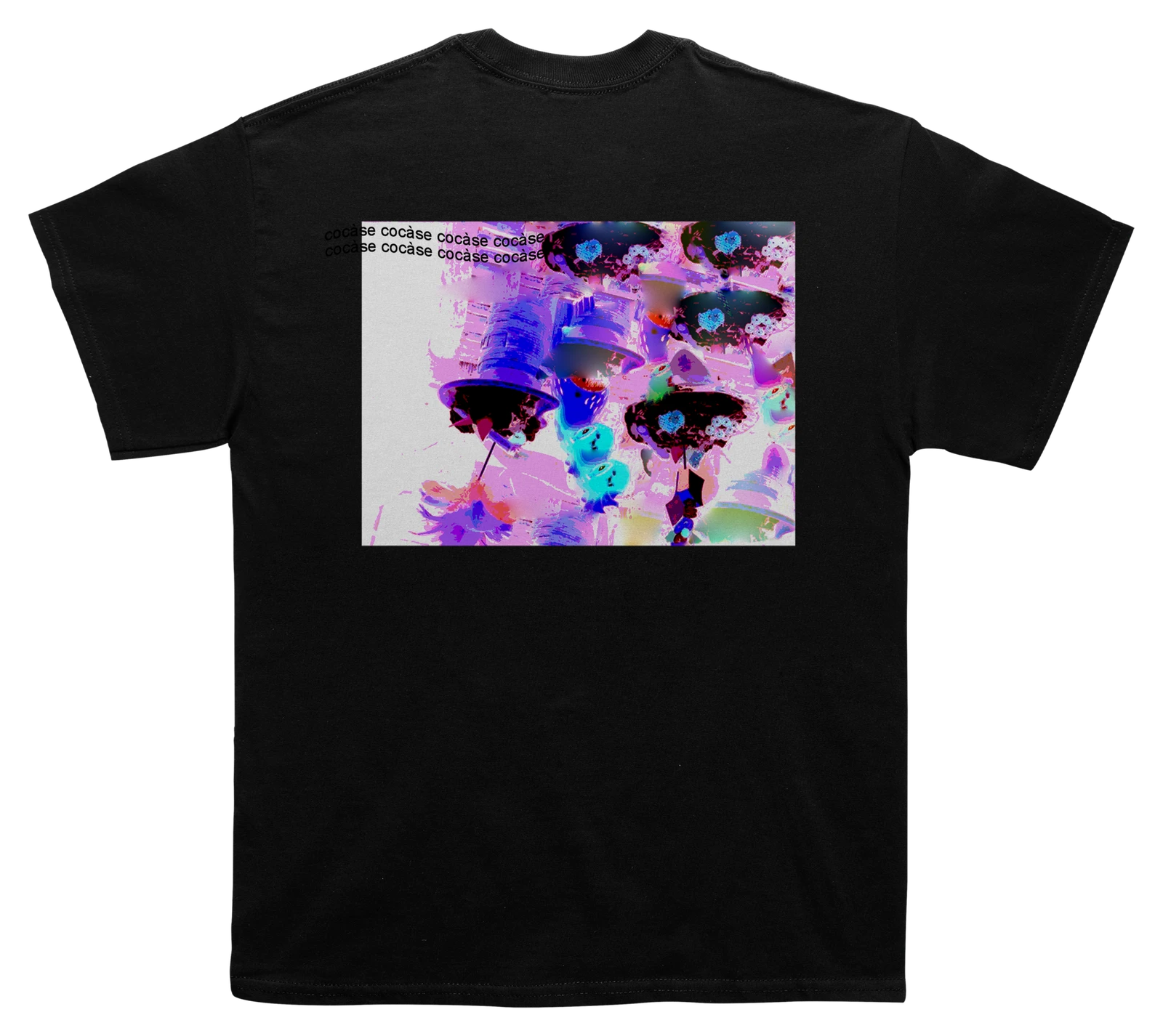 T-shirt Colorimeric noir — vue arrière