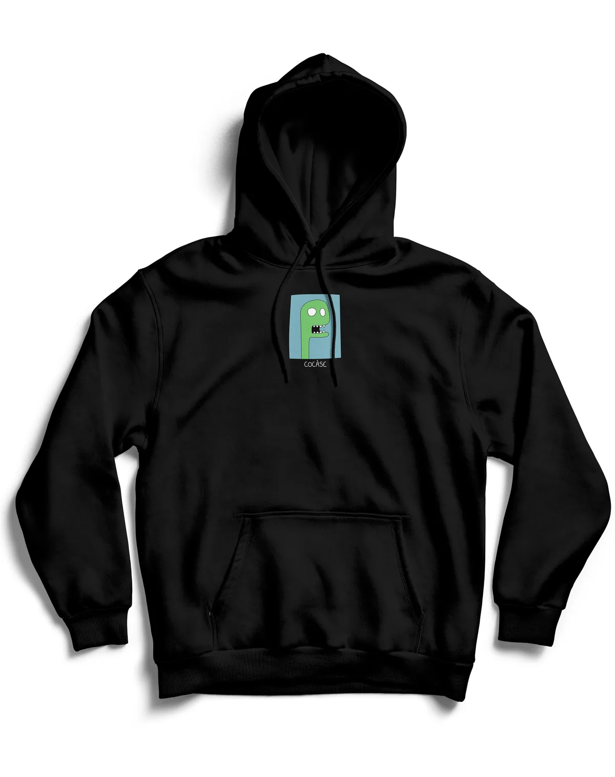 Hoodie Dinosaurus noir — vue avant