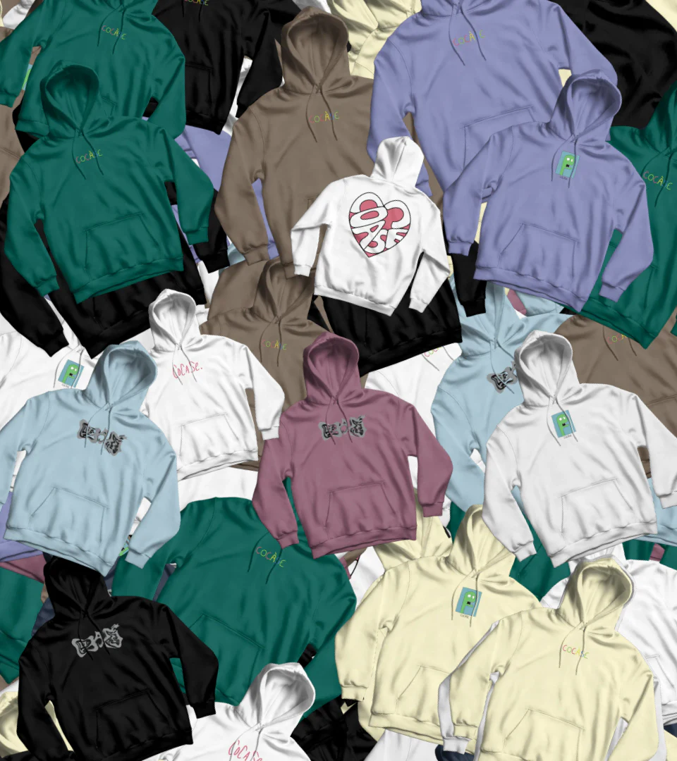 Composition des hoodies Cocàse