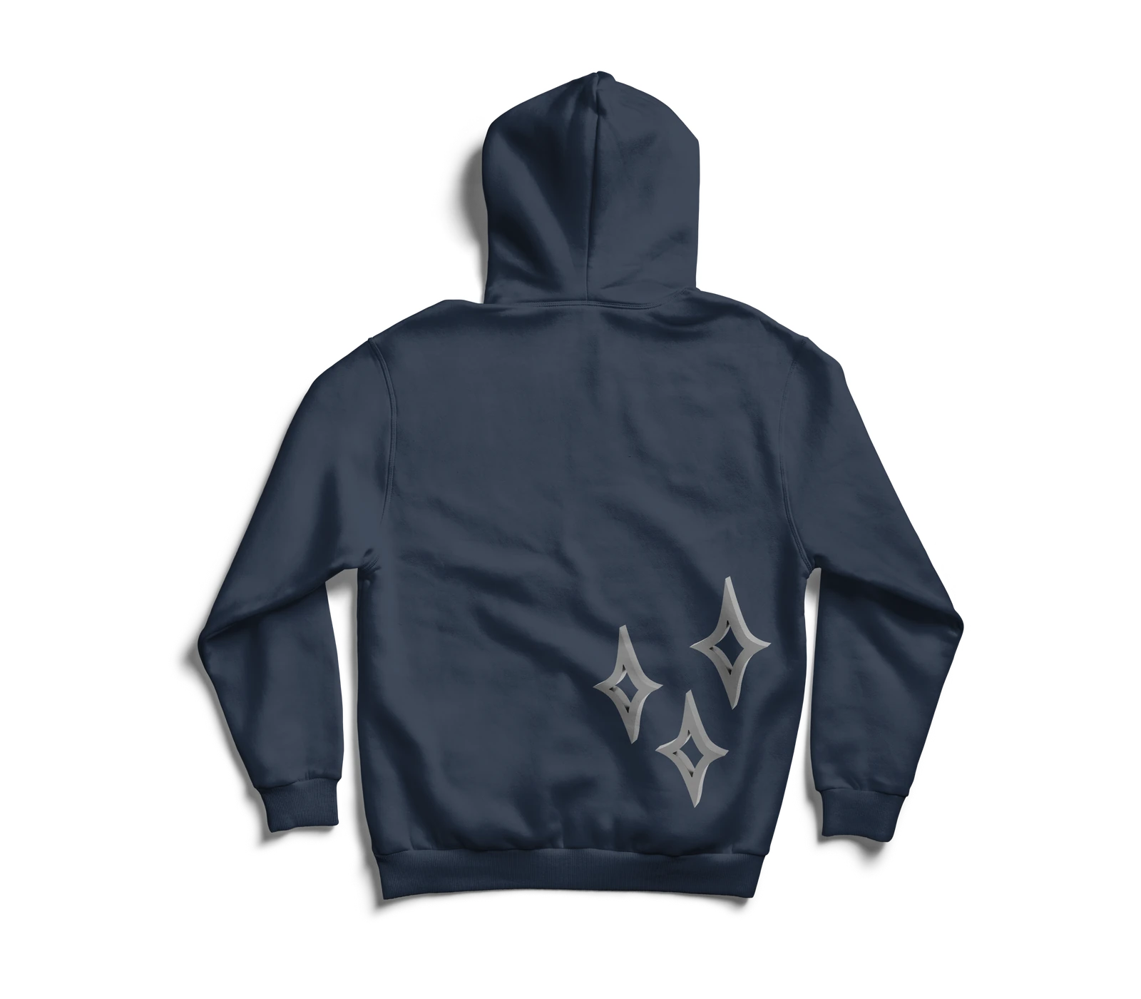 Hoodie Carbone bleu india — vue arrière