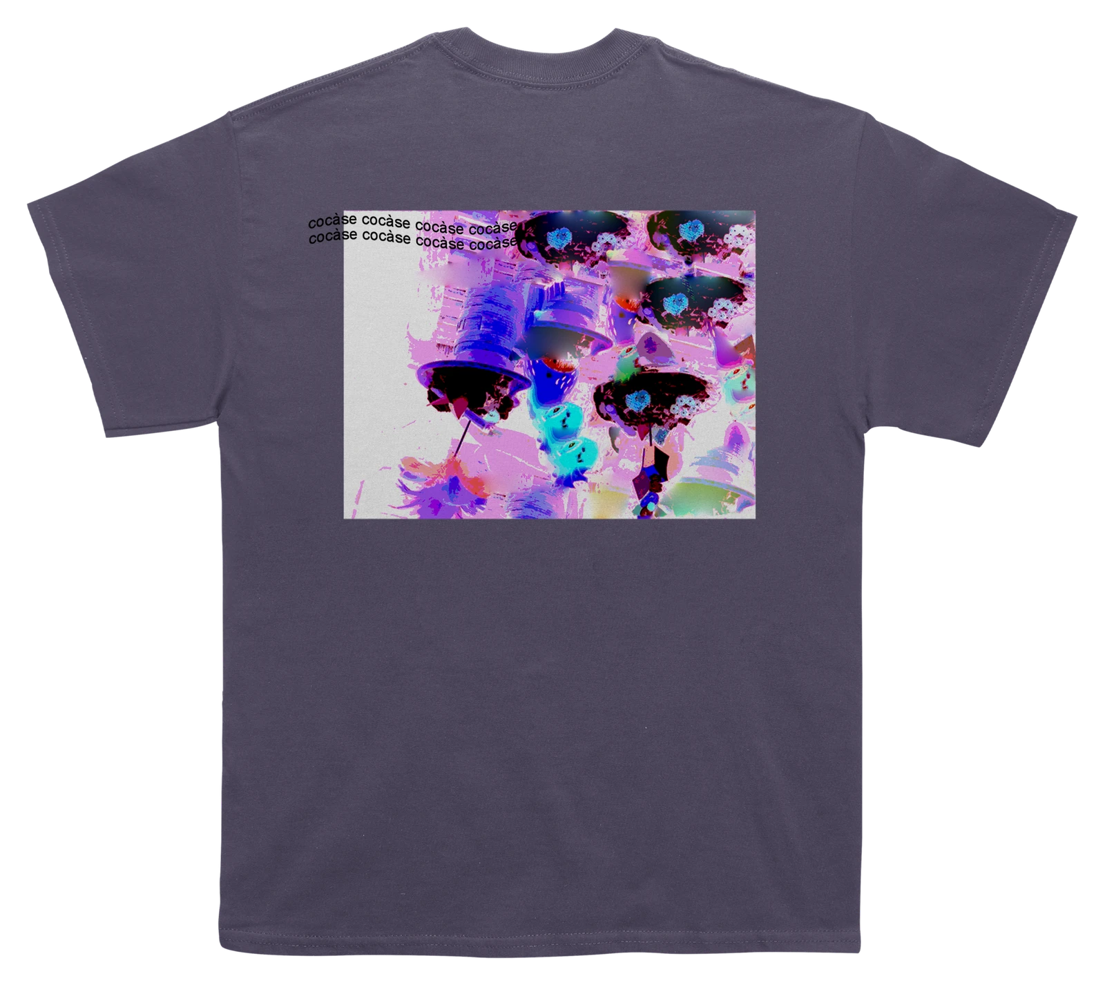 T-shirt Colorimeric indigo hush — vue arrière