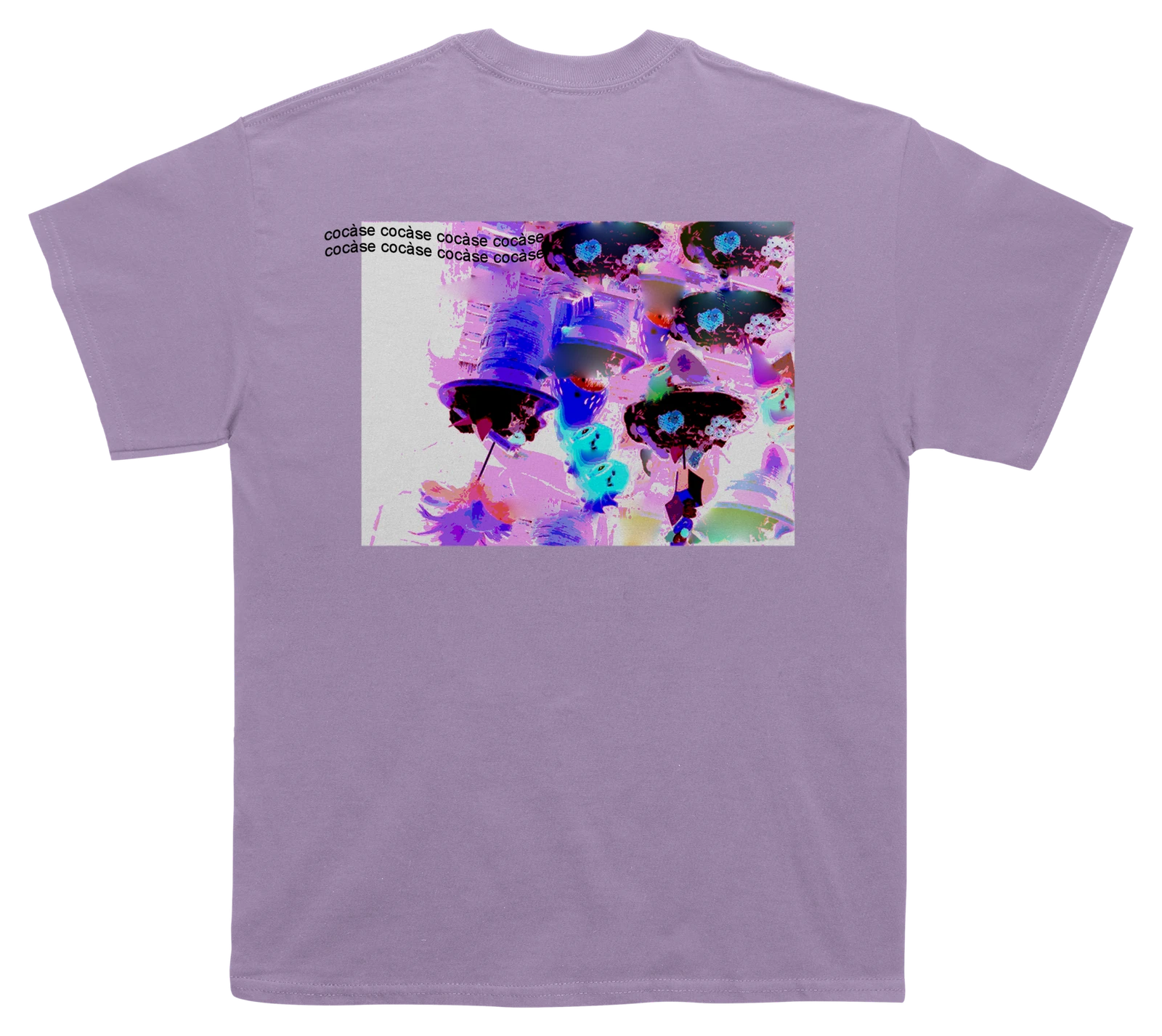 T-shirt Colorimeric aube lavande — vue arrière