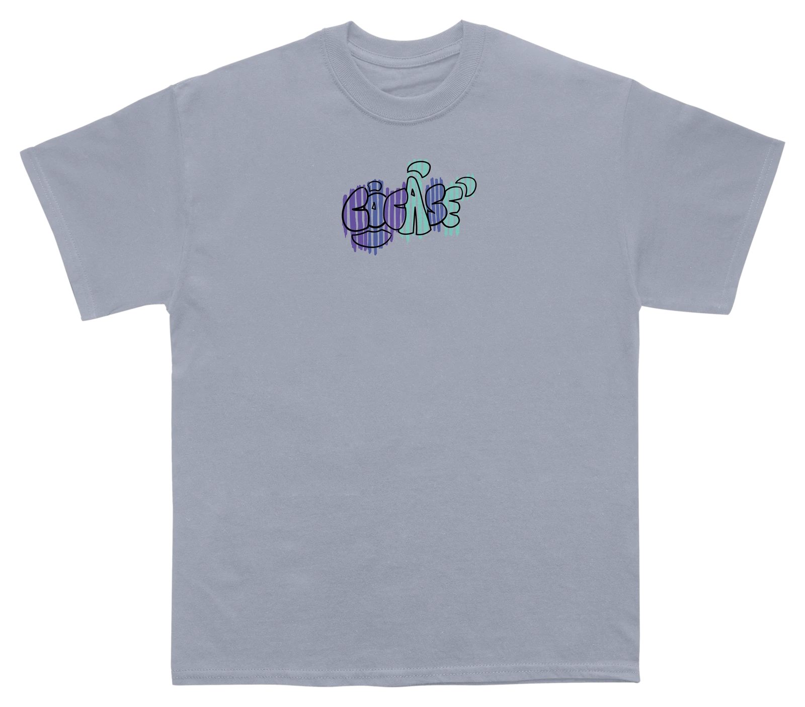 T-shirt Street Artist bleu serein