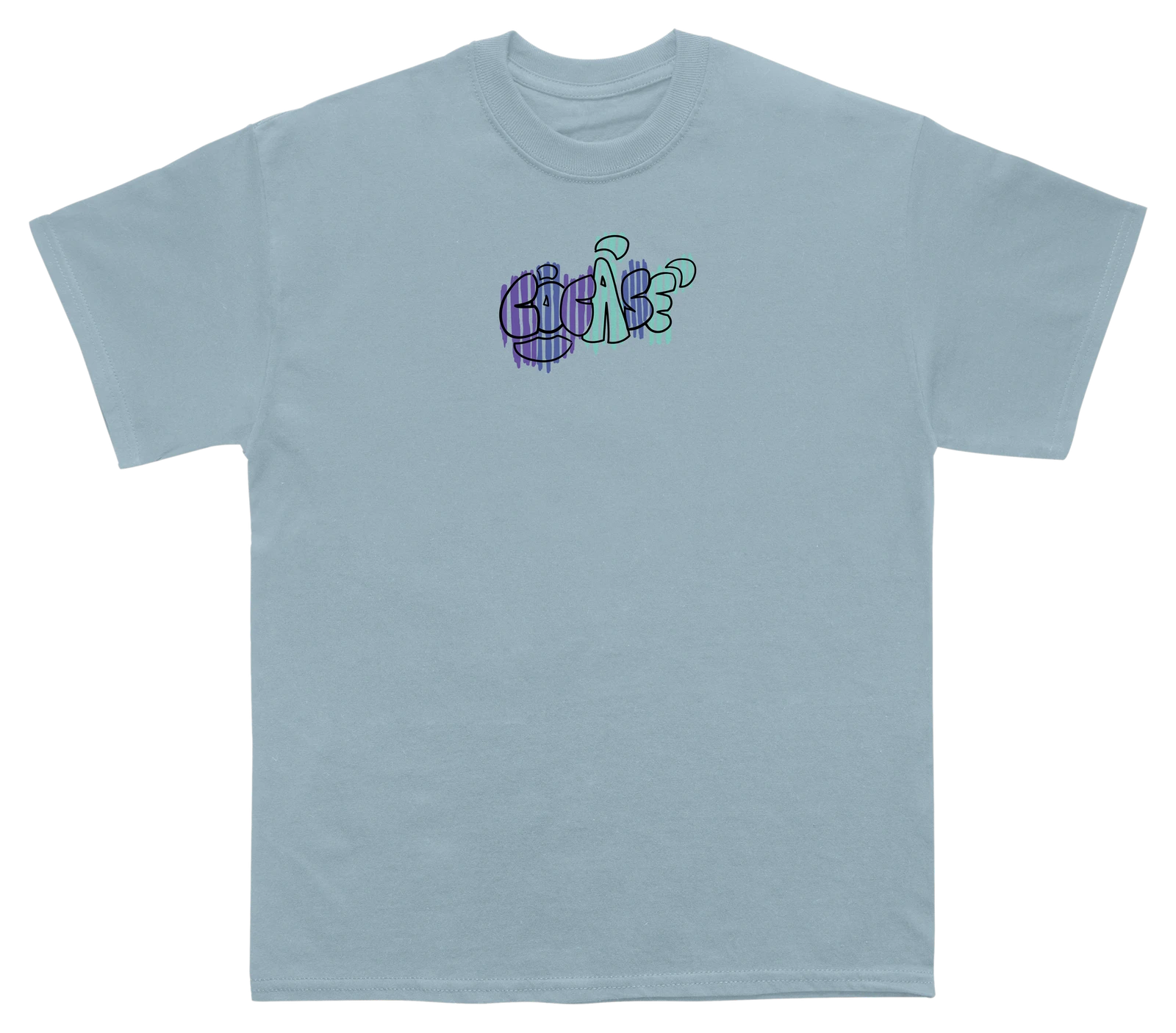 T-shirt Street Artist bleu ciel