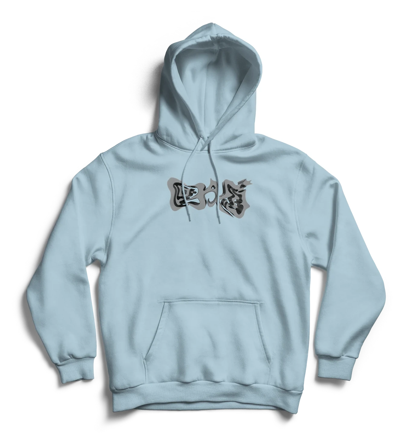 Hoodie Carbone bleu ciel