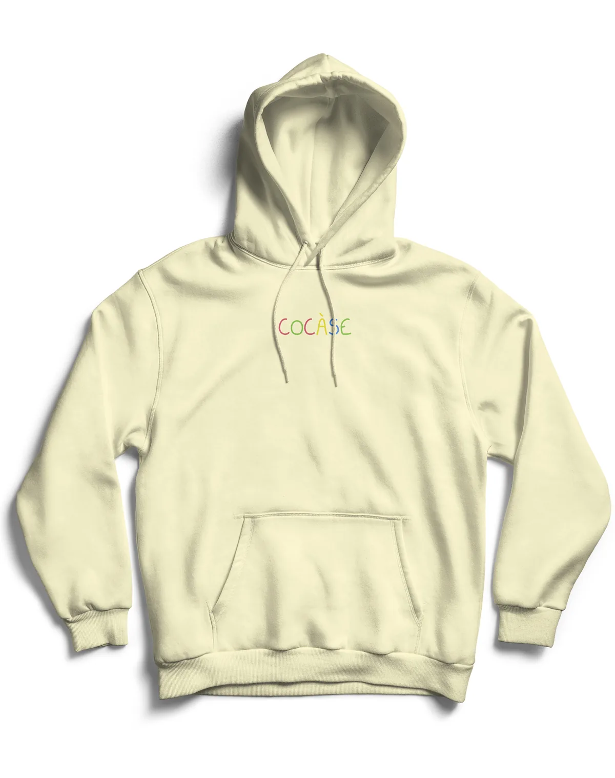 Hoodie Pastel Rainbow vanille — vue avant
