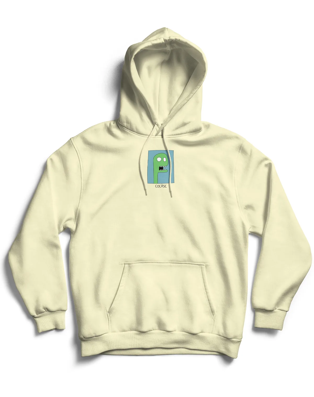 Hoodie Dinosaurus vanille — vue avant
