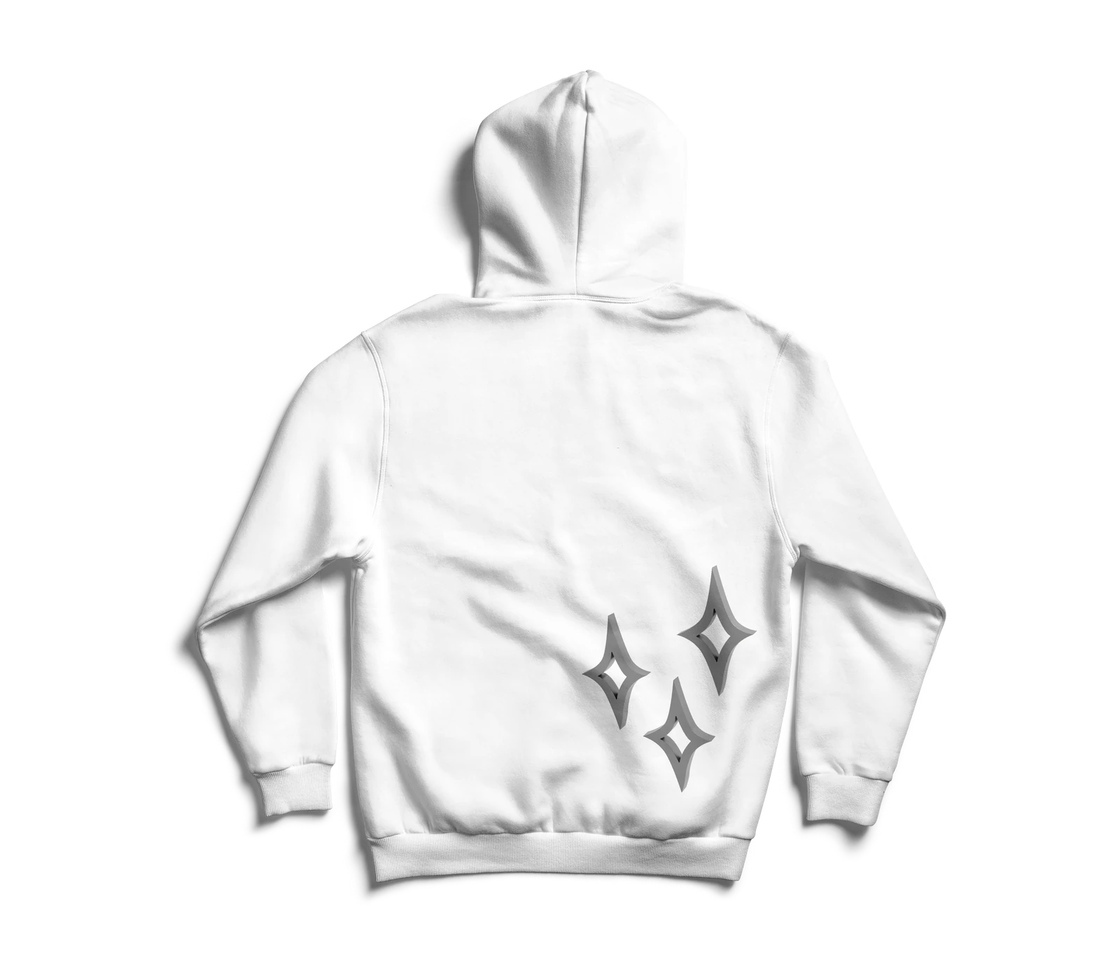 Hoodie Carbone blanc — vue arrière