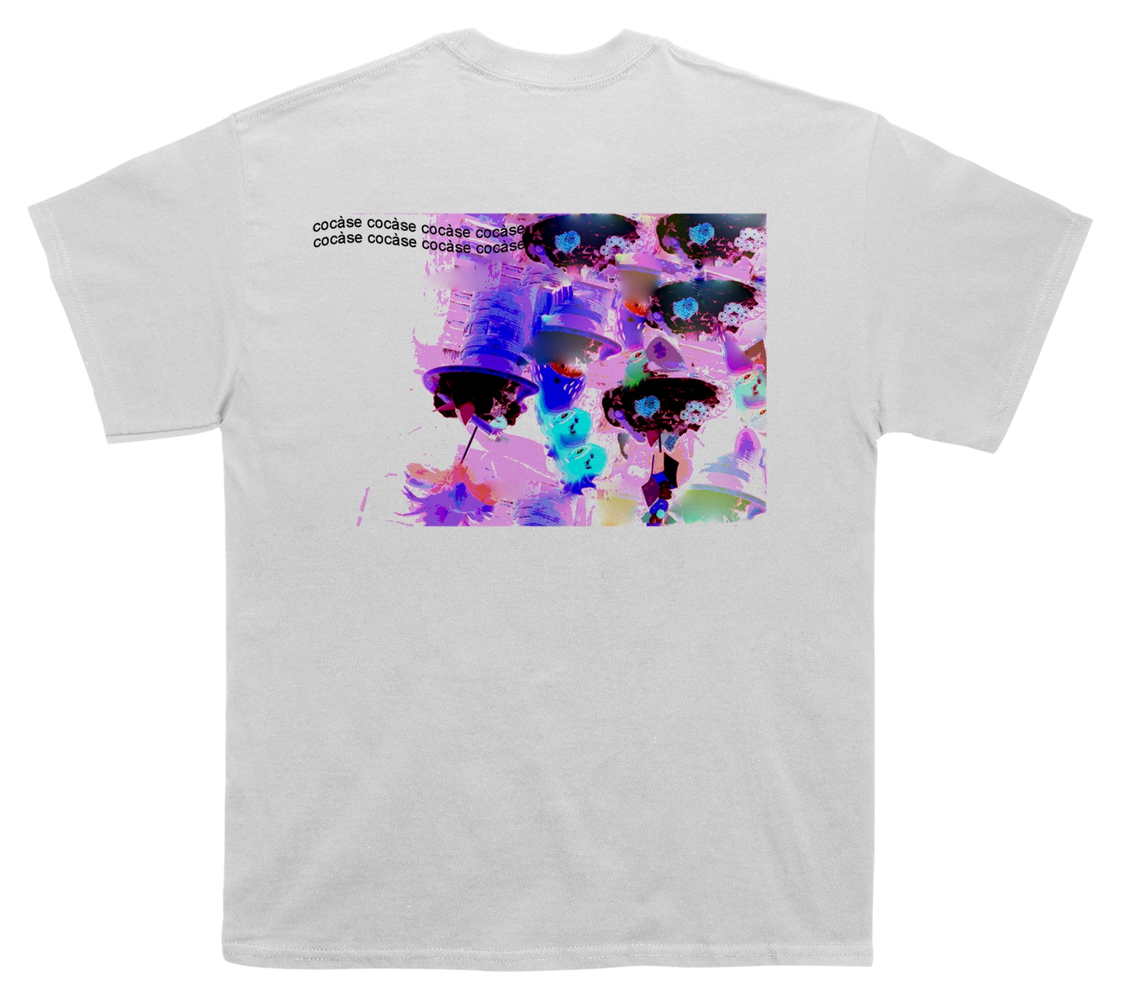 T-shirt Colorimeric blanc — vue arrière